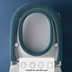 thumbnail image 5 of Accesorios de baño, funda para asiento de inodoro, lavable y reutilizable, almohadillas térmicas para asiento de inodoro, cojín de fácil instalación, se adapta a todos los asientos de inodoro, decorac, 5 of 6