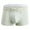 Light Green, variant on Men's Underwear A Line Solid Color Lancing Comfortable and Lightweight Shorts with Square Toe for Everyday Wear Black XL