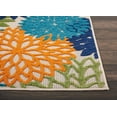 thumbnail image 3 of Nourison Aloha Indoor/Outdoor Multicolor 2' x 6' Area Rug, (2x6), 3 of 11