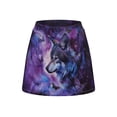 thumbnail image 2 of Uorisango Butterfly Wolf Women's Active Performance Skort Size XS Soft Inner Shorts Women's Mini Tennis Skirt with Pockets Fashionable Versatile Outing Wear for Workout Sports, 2 of 7