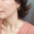 thumbnail image 3 of Bold Twist Huggie Earring 20mm, 3 of 6