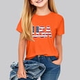 thumbnail image 2 of FamilyThread Kids Fourth of July Shirt for Boys Girls Red White and Blue Shirt America Flag Short Sleeve Patriotic American Flag Kids Clothing, 2 of 7