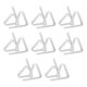 thumbnail image 1 of 16 Pack Clear Plastic Tablecloth Clips, Transparent Plastic Table Cover Clamps, Picnic Tablecloth Holders, 1 of 5