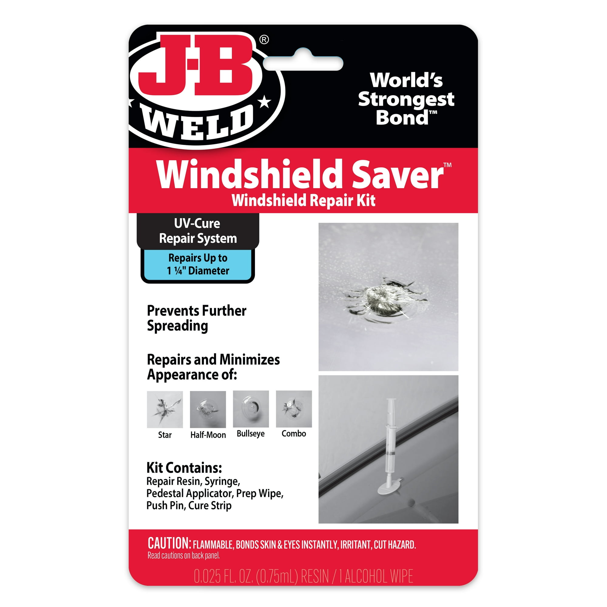 J-B Weld Windshield Saver Kit Universal Vehicle