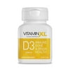 VitaminXL D3, 5,000 IU 125mcg, High Potency Daily Immune Support Supplement, Helps Maintain a Healthy Immune System, Muscle Function, Strong Bones, Gluten-Free, 30 Soft Gel Capsules