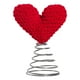 thumbnail image 2 of Adorno Navideño de Punto con Forma de Corazón | Adorno Duradero para Árbol de Navidad | Adorno Navideño Ligero con Forma de Corazón para Coronar o Centro de Mesa | Regalo Ideal de Navidad para La Fam, 2 of 6