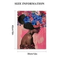 thumbnail image 2 of ARISTURING  African American Wall Art - Fashion Abstract Black Skin Girls Colorful Head, Black Girl Art Canvas Poster Pictures Prints for Bedroom Living Room African Wall  12x16 in, 2 of 5