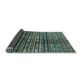 thumbnail image 2 of Ahgly Company Indoor Round Abstract Light Blue Modern Area Rugs, 3' Round, 2 of 4