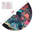 thumbnail image 3 of Sikiie Colorful Floral Patterned Horse 30-48 inches {designName} Print Christmas Tree Skirt Snowman Xmas Tree Skirt with Edge Christmas Decorations for Holiday Party36", 3 of 7