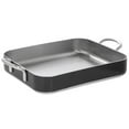 thumbnail image 2 of HUBERT® Roasting Pan 5-Ply Stainless Steel Black - 12 3/5"L x 10 1/4"W x 2 3/4"H, 2 of 7