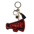 thumbnail image 1 of Cheer Keychains for Girls Bling Cheerleader Backpack Keychain Cheer Bag Charms, 1 of 8
