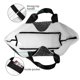 thumbnail image 4 of Fotbe Black And White Dotted Bolsa Tote Estética de Lona con Estampado para Mujer - Bolsa Reutilizable de Hombro Casual para Vacaciones, Compras, Trabajo y Gimnasio, 4 of 8