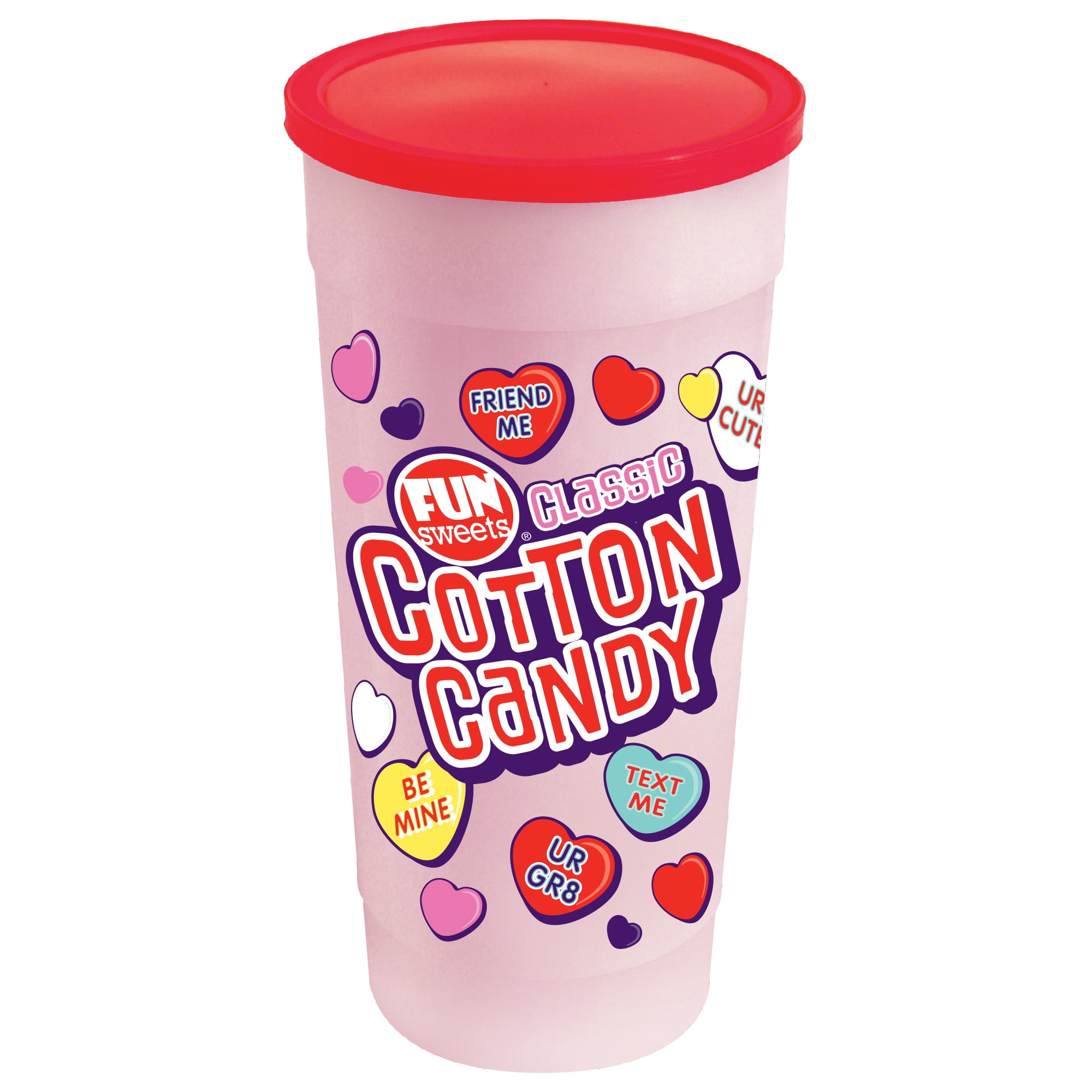 Fun Sweets Cherry Berry Vanilla Cotton Candy 4 Oz