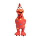 thumbnail image 5 of Pollo de látex interactivo para fiestas, divertido para niños y adultos, juguetes para perros chirriantes. Rojo, 5 of 9