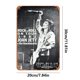 thumbnail image 2 of Placa de Metal Vintage Wdftyju Decoración de pintura Rectangular de guitarrista Joan Jett 20x30cm, 2 of 9