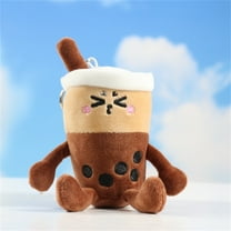 TERGAYEE Cute Milk Tea Cup Toys Dolls, Dolls Pendant Catch Machine Small Dolls, Plush Toys Soft and Comfortable, Suitable as Christmas Gifts Halloween Gifts