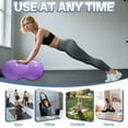 thumbnail image 7 of BESTSKY Exercise Ball,35.4"*17.7"*17.7" Pregnancy Ball,Anti-Slip Balance Ball,Purple, 7 of 7