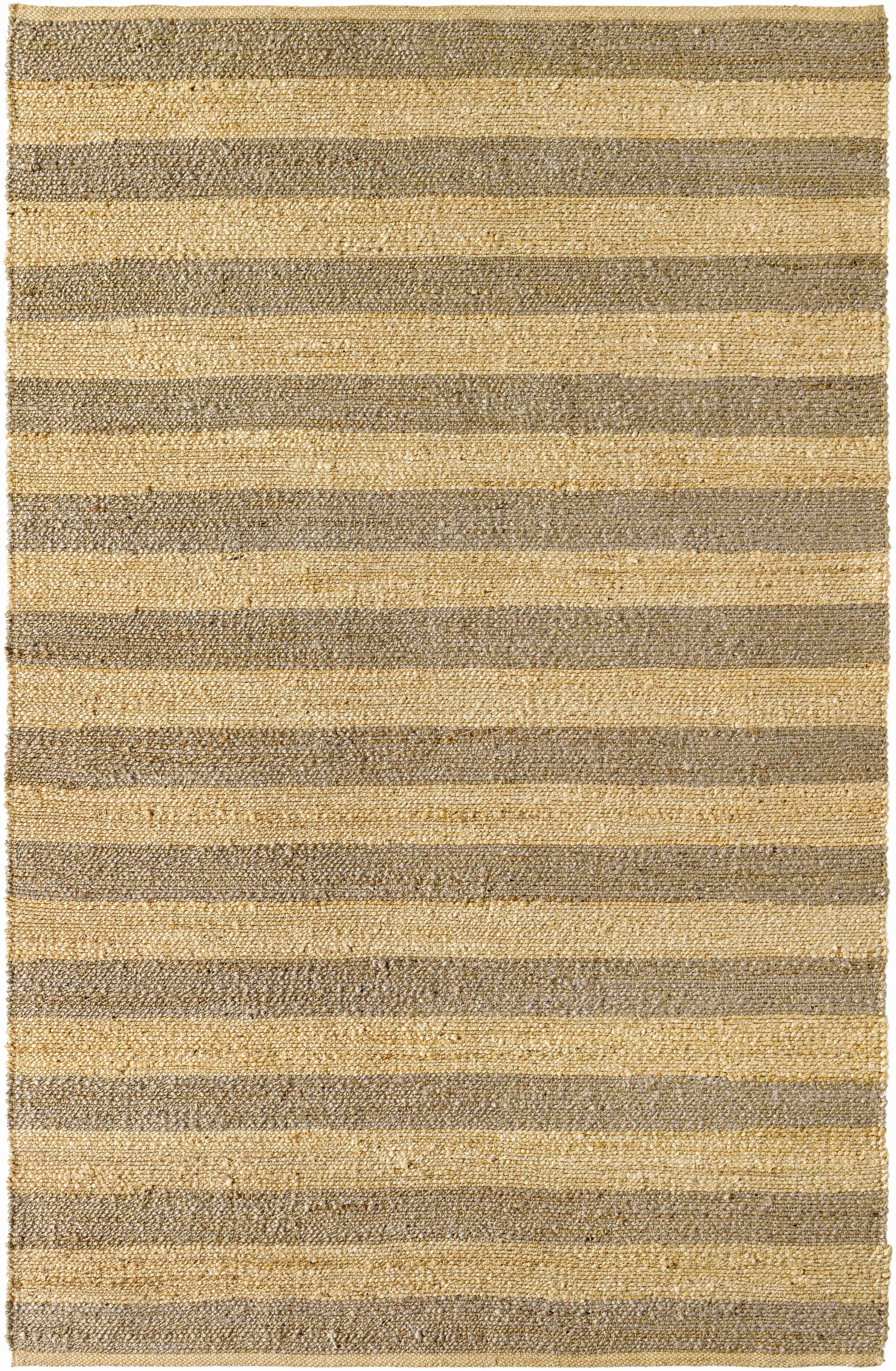 Hauteloom Ilkay Jute Living Room, Bedroom Area Rug - 6' x 9'