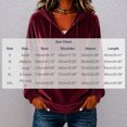 thumbnail image 3 of Iroehba Hoodies for Women Solid Hooded Drawstring Pocket Drop Shoulder Regular Cut Pullover, Soft Casual Versatile Daily Outfit, 3 of 5