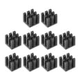 thumbnail image 5 of Electronic Radiators Heatsink for MOS GPU IC Chip Black 10 x 10 x 10 mm 10pcs, 5 of 5