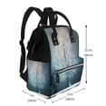 thumbnail image 2 of Disketp Winter Rabbit Mochila de Pañales de Gran Capacidad con Múltiples Bolsillos, Mochila de Viaje Multifuncional para Bebé, Unisex, Moderna y Resistente, 2 of 6
