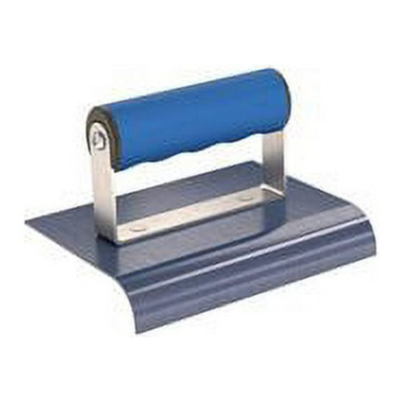 Bon 22-722 Edger - Blue Steel 6-inch X 4-inch - 3/4-inch Radius 7/8-inch Lip Comfort Grip Handle