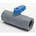 thumbnail image 2 of 3/8" FNPT PVC Ball Valve Inline, 2 of 2
