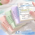 thumbnail image 4 of A7 Notebook Ins Portable English Word Book Loose Leaf Journal Notepad Pocket Memo Pad Small Stationery Back To School Supplies, 4 of 9