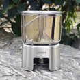 thumbnail image 2 of Lixada Camping Utensilios de cocina Acero inoxidable Cantimplora Taza Colgante Olla con, 2 of 8