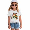 thumbnail image 2 of Povozer Girls Christmas Shirt Kids Christmas Tree Graphic T-Shirt Boys Girls Christmas Shirts Toddler Kids Merry and Bright Shirt,Size 7-8 Years,White, 2 of 6