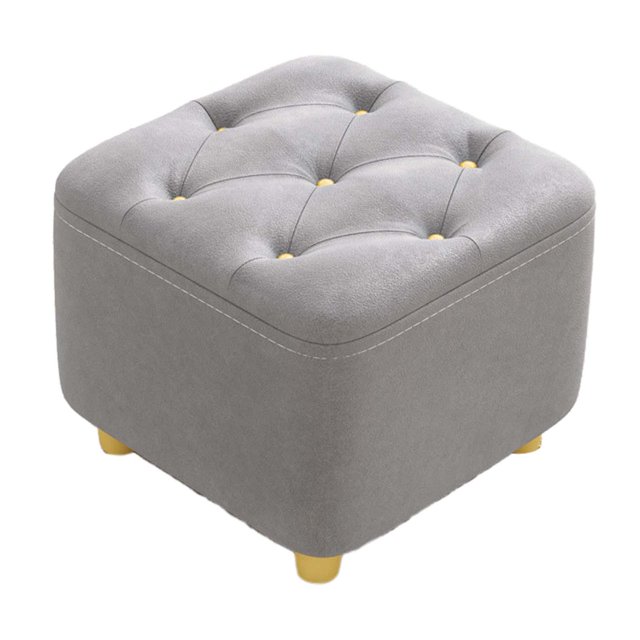 Foot Rest Decorative Stool Stepstool Foot Stool for Bedside Playroom Nursery gray