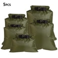 thumbnail image 4 of Bolsas Secas Impermeables Naiovety 5 Piezas Ejercito Verde, 4 of 6