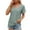 Green, variant on Njoeus Going Out Tops for Women, Shirts for Women Womens Tops Short Sleeve Eyelet T-Shirt V-Neck Summer Casual Shirts for Women Tunic Blouse with Pocket S-XXL