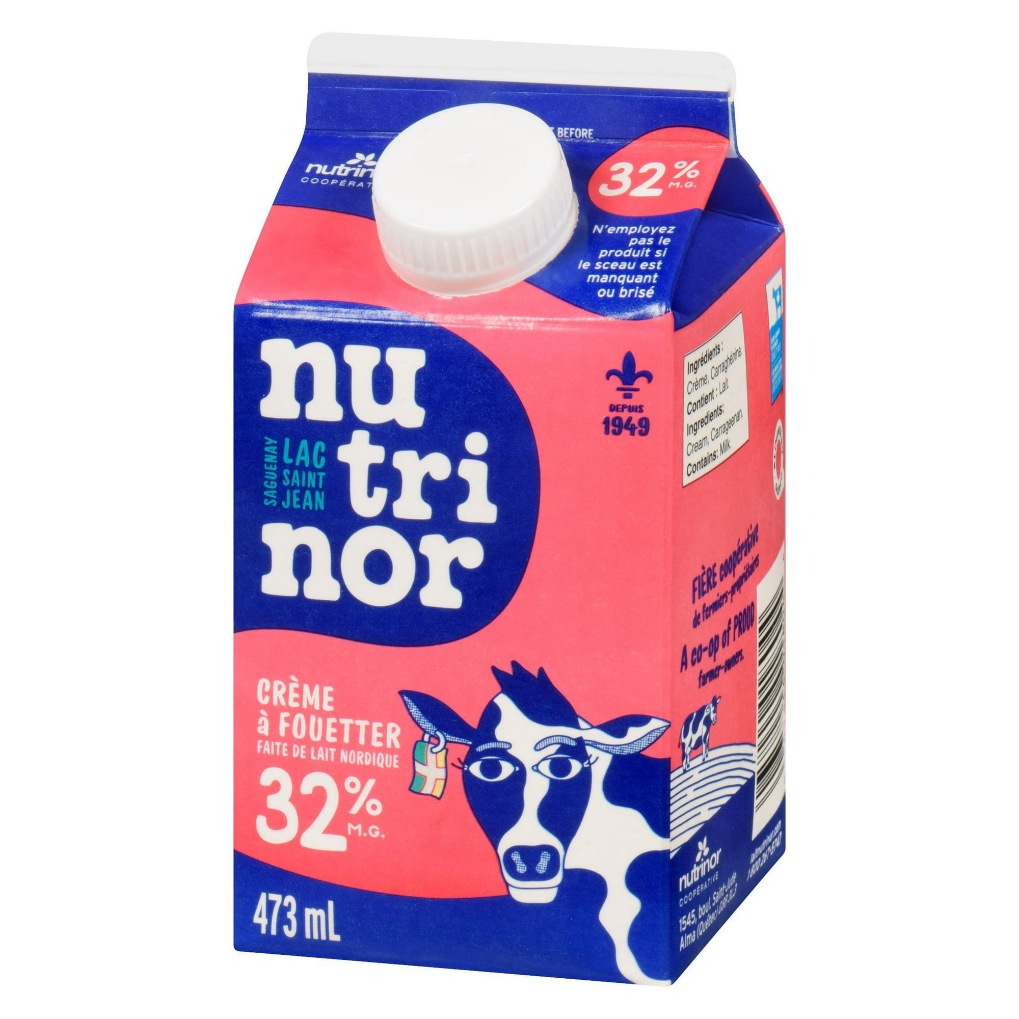 473ML Crème à Fouetter 32 %