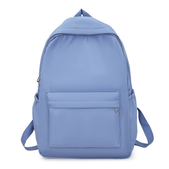Everyday Backpack Casual Minimalist Light Blue Daypack Gift for Student and Coworker Water Polyester for School College Travel Commute 16 X 11 X 5 Inches 1 Pack