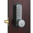 thumbnail image 5 of Lockey 2210-AB-DC-KO Mechanical Keyless Deadbolt Double Sided Combination With Key Override - Antique Brass, 5 of 7