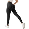 thumbnail image 4 of kaondbfi Thick High Waist Yoga Pants with Workout Running Yoga Leggings for Women Summer Yoga Pants for Women, 4 of 7