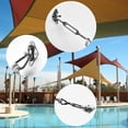 thumbnail image 1 of 24 Pcs High Quality 304 Marine Grade Shade Sail Hardware Kit with Adjustable Turnbuckle for Rectangle and Square Sun Shade Sails Installation, Anti-Rust Stainless Steel Design B, 1 of 6