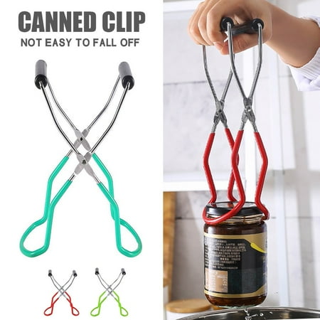 

Christmas Kitchen Decor Lifter Stainless Canning Jar Handle with Tongs 3PC Steel Lifter Jar Kitchen，Dining & Bar Baking Tools Cookbook Accessories