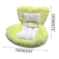 thumbnail image 7 of Doll Car Seat for 17cm Dolls with Safety Seat Air Vent Clip and Desktop Stand, Cute and Functional Car seat for Doll Fans, Collectors Set-C Green, 7 of 7
