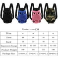 thumbnail image 2 of Pet Carrier Backpack Front Pack,Dog Cat Carrier Travel Bag Adjustable Straps Legs Out for Small Medium Pets (L,Black), 2 of 9