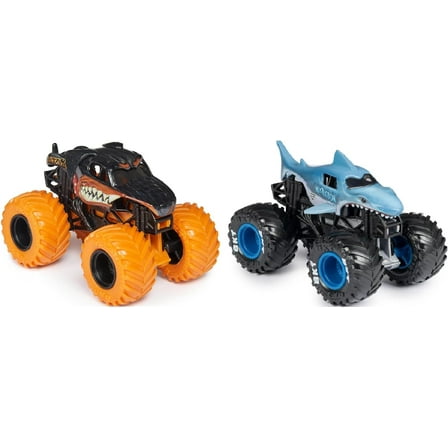 Monster jam Rottweiler & Megalodon 1:64 Diecast Truck Bundle