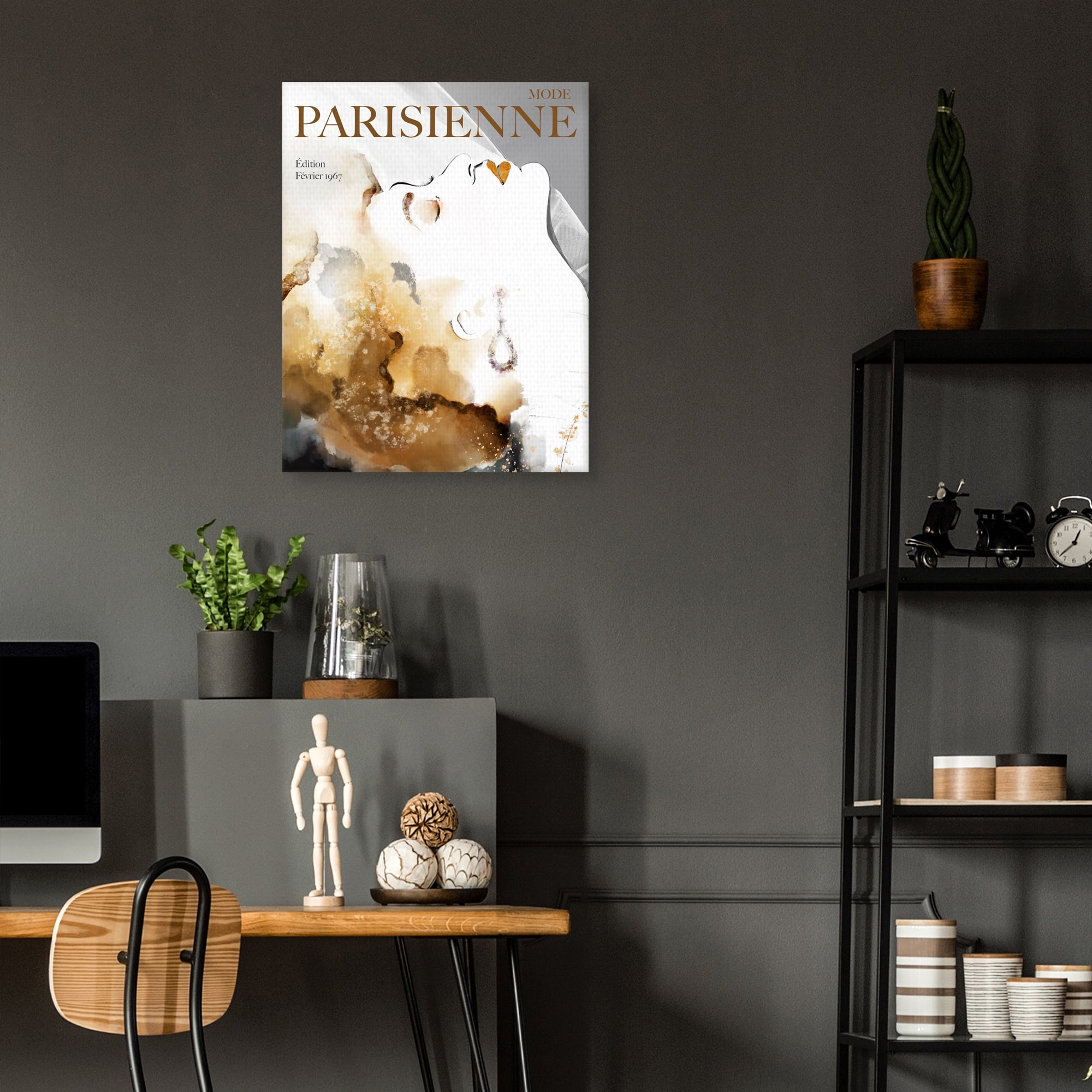 Mode Parisienne Fevrier 1967 by Studio Arts Canvas Art Print
