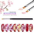 thumbnail image 3 of Kit de 8 bolígrafos de gel Vhermosa para dibujar y pintar con UV herramientas profesionales decoración de uñas diseño floral, 3 of 8