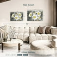 thumbnail image 4 of Elephant Stock Daisy Bunch Wall Art - Horizontal Canvas Wall Art - Living Room Wall Decor - Floral And Botanical Canvas - Gray And Yellow Decor - 36" x 24", 4 of 8