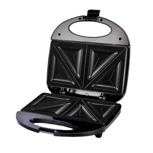 Sandwichera Tostadora y Prensa Panini Shuxiu Wang Eléctrica con Placas Antiadherentes Negro