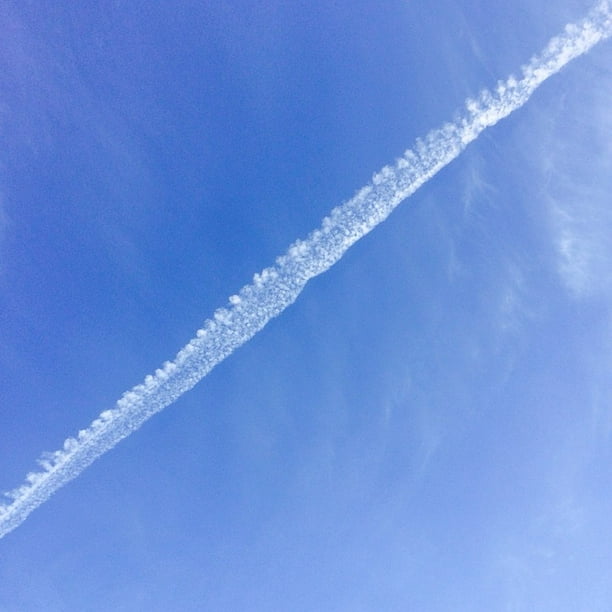 Plane Jet Condensation Trail Aeroplane Contrail20 Inch By 30 Inch