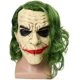 thumbnail image 4 of Máscara de látex de Joker, tocado, disfraz de Joker para Halloween, máscara de látex de Arthur Fleck, disfraz de payaso aterrador de terror, peluca de pelo verde, disfraz de Halloween, 4 of 5