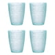 thumbnail image 1 of Vasos de acrílico de 10oz Uxcell, paquete de 4, vasos reutilizables de plástico para el hogar y al aire libre, azul claro, 1 of 7