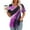 New/Purple, variant on Otvok Ladies Blouses Casual Short Sleeved Loose Round Neck Printed Tops